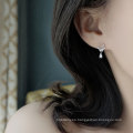 Shangjie OEM Joyas Fashion Women 925 Pendientes de plata delicados CRSTAL COCON FLE FLEAR PENDIZA